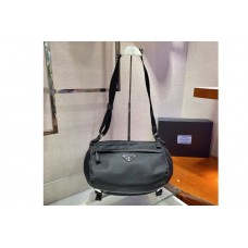 Prada Re-Nylon and Saffiano leather shoulder bag in Black Nylon Prada Re-Nylon and Saffiano leather shoulder bag in Black Nylon