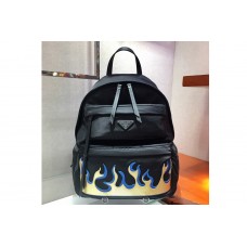 Prada Printed technical fabric backpack Black Technical fabric Prada Printed technical fabric backpack Black Technical fabric