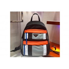 Prada Printed technical fabric backpack Black Technical fabric Prada Printed technical fabric backpack Black Technical fabric