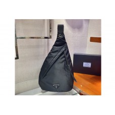 Prada Re-Nylon and leather backpack in Black Nylon Prada Re-Nylon and leather backpack in Black Nylon