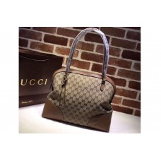 Gucci Bree Original GG Canvas Shoulder Bag Brown Gucci Bree Original GG Canvas Shoulder Bag Brown