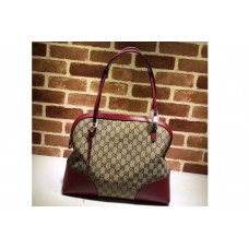Gucci Bree Original GG Canvas Shoulder Bag Red Gucci Bree Original GG Canvas Shoulder Bag Red