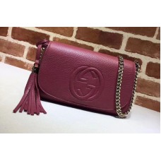 Gucci Soho Original Leather Shoulder Bag Red Gucci Soho Original Leather Shoulder Bag Red