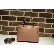 Gucci Bamboo Shopper mini Leather Top Handle Bags Pink Gucci Bamboo Shopper mini Leather Top Handle Bags Pink