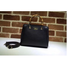 Gucci Bamboo Shopper mini Leather Top Handle Bags Black Gucci Bamboo Shopper mini Leather Top Handle Bags Black