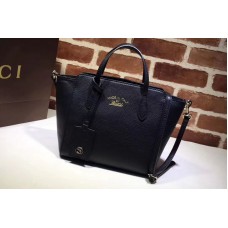 Gucci Swing mini Leather Top Handle Bag Black Gucci Swing mini Leather Top Handle Bag Black