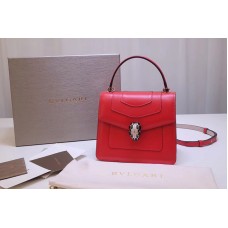 Bvlgari Serpenti Forever Crossbody Bags Red Calf Leather Bvlgari Serpenti Forever Crossbody Bags Red Calf Leather