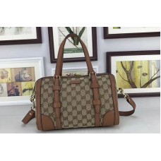 Gucci GG Canvas Classic Tote Bags Brown