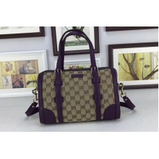 Gucci GG Canvas Classic Tote Bags Purple