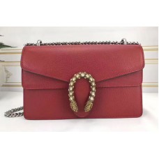 Gucci Dionysus Blooms Leather Shoulder Bag Red Gucci Dionysus Blooms Leather Shoulder Bag Red