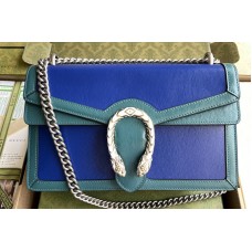 Gucci Dionysus small shoulder bag in Blue leather with turquoise leather Gucci Dionysus small shoulder bag in Blue leather with turquoise leather