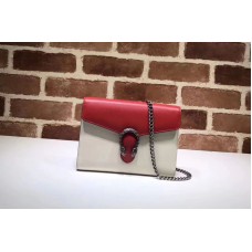 Gucci Dionysus Leather mini Chain Bag Red/White Gucci Dionysus Leather mini Chain Bag Red/White