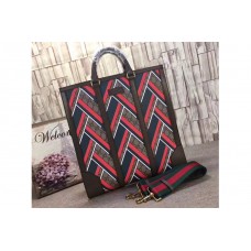 Gucci Tian GG Supreme Tote Bag Red Gucci Tian GG Supreme Tote Bag Red