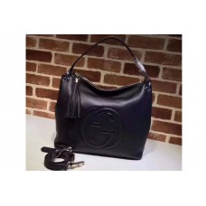 Gucci Soho Leather Hobo Bag Black Gucci Soho Leather Hobo Bag Black