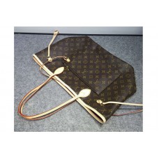 Louis Vuitton M40996 Neverfull MM Bag in Monogram Canvas Louis Vuitton M40996 Neverfull MM Bag in Monogram Canvas