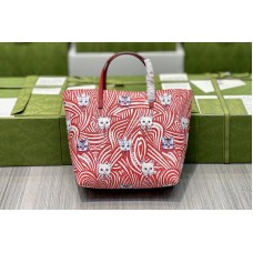 Gucci Children’s GG ranch tote Bag in Beige/ebony GG Supreme canvas with print Gucci Children’s GG ranch tote Bag in Beige/ebony GG Supreme canvas with print