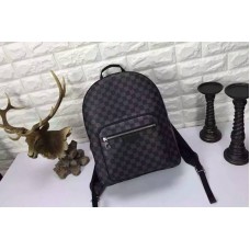 Louis Vuitton N41473 Josh Backpack in Damier Graphite Canvas