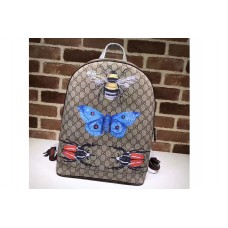 Gucci XL GG Butterfly Print Superme Canvas Backpack Gucci XL GG Butterfly Print Superme Canvas Backpack