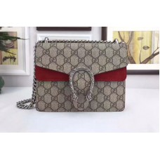 Gucci Dionysus GG Supreme Mini Bag Red Gucci Dionysus GG Supreme Mini Bag Red