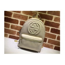 Gucci Soho Leather Chain Backpack White Gucci Soho Leather Chain Backpack White