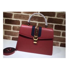 Gucci Sylvie leather top handle bags Red Gucci Sylvie leather top handle bags Red