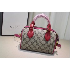 Gucci GG Canvas mini Top Handle Bags Red