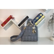 Dior Medium Bois De Blue Lady D-lite Embroidered Cannage Bag With Gold Hardware Dior Medium Bois De Blue Lady D-lite Embroidered Cannage Bag With Gold Hardware