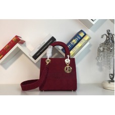 Dior Medium Bois De Bordeaux Lady D-lite Embroidered Cannage Bag With Gold Hardware Dior Medium Bois De Bordeaux Lady D-lite Embroidered Cannage Bag With Gold Hardware