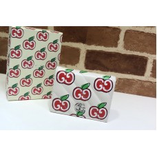Gucci Card case wallet with GG apple print