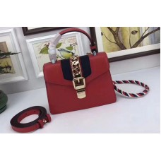 Gucci Sylvie Leather Mini Bag Red Gucci Sylvie Leather Mini Bag Red