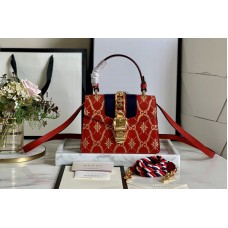 Gucci Sylvie mini leather bag In Red Leather Gucci Sylvie mini leather bag In Red Leather