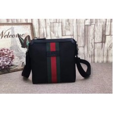 Gucci Web GG Supreme flat messenger Bags Black Gucci Web GG Supreme flat messenger Bags Black