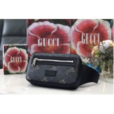 Gucci Soft GG Supreme tigers belt bag Black Gucci Soft GG Supreme tigers belt bag Black