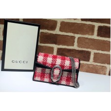 Gucci Dionysus super mini bag in Red/White GG tweed Gucci Dionysus super mini bag in Red/White GG tweed