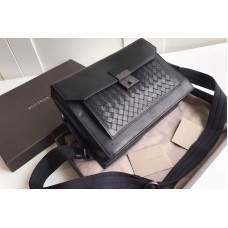 Bottega Veneta messenger bag IN Black Intrecciato calf leather