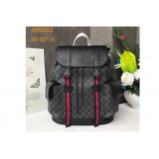 Gucci GG Black backpack Black/grey soft GG Supreme