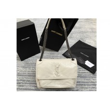 Saint Laurent Niki Medium Bag In Cream Vintage Leather Saint Laurent Niki Medium Bag In Cream Vintage Leather