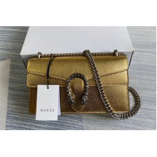 Gucci Dionysus small shoulder bag in Gold lamé leather Gucci Dionysus small shoulder bag in Gold lamé leather