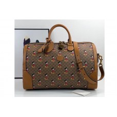 Gucci Disney x Gucci medium carry-on duffle Bag in Beige/ebony mini GG Supreme canvas with Mickey Mouse Gucci Disney x Gucci medium carry-on duffle Bag in Beige/ebony mini GG Supreme canvas with Mickey Mouse