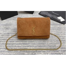 Saint Laurent KATE MEDIUM REVERSIBLE IN SUEDE AND SMOOTH LEATHER Saint Laurent KATE MEDIUM REVERSIBLE IN SUEDE AND SMOOTH LEATHER