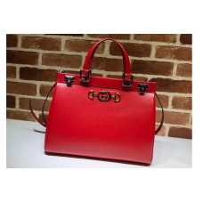 Gucci Zumi medium top handle bag in Red Leather Gucci Zumi medium top handle bag in Red Leather
