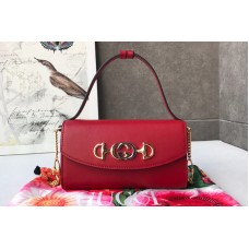 Gucci Zumi smooth leather mini bag in Red smooth leather Gucci Zumi smooth leather mini bag in Red smooth leather