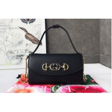Gucci Zumi smooth leather mini bag in Black smooth leather Gucci Zumi smooth leather mini bag in Black smooth leather