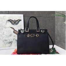 Gucci Zumi grainy leather small top handle bag in Black grainy leather Gucci Zumi grainy leather small top handle bag in Black grainy leather