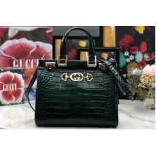 Gucci Zumi Leather small top handle bags in Green Leather Gucci Zumi Leather small top handle bags in Green Leather