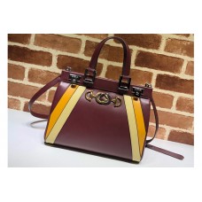 Gucci Zumi grainy leather small top handle bag in Burgundy Grainy leather Gucci Zumi grainy leather small top handle bag in Burgundy Grainy leather