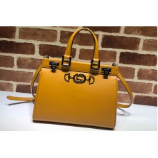 Gucci Zumi grainy leather small top handle bag in Caramel Grainy leather Gucci Zumi grainy leather small top handle bag in Caramel Grainy leather