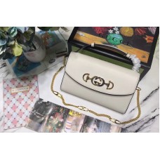 Gucci Zumi smooth leather small shoulder bags White smooth leather Gucci Zumi smooth leather small shoulder bags White smooth leather