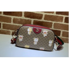 Gucci Doraemon x Gucci small shoulder bag in Beige/ebony mini GG Supreme Gucci Doraemon x Gucci small shoulder bag in Beige/ebony mini GG Supreme