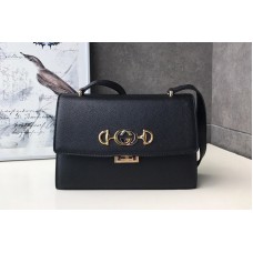 Gucci Zumi grainy leather small shoulder bag in Black grainy leather Gucci Zumi grainy leather small shoulder bag in Black grainy leather